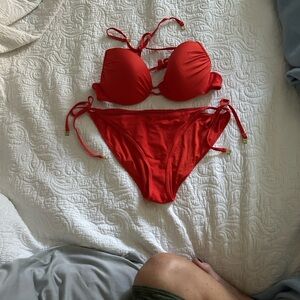 Topshop Scarlet Swimwear Set